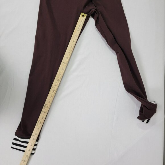 Adidas W Cho Legging DX 1243 Womens Size XS pants stretch "Night Red" wine NEW - Picture 8 of 8